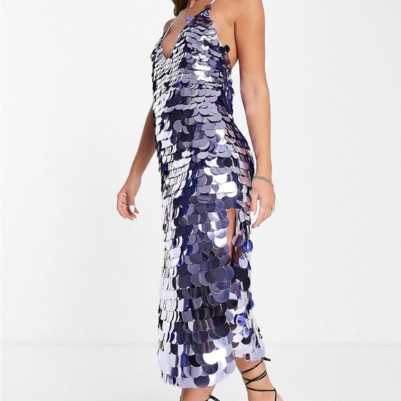 ASOS disc sequin cami dress - Picture 2 of 5